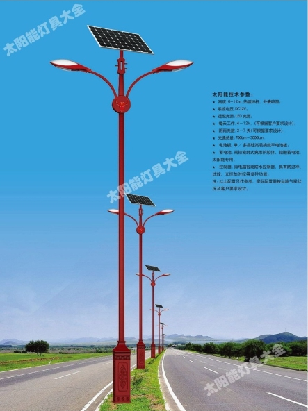 盐城市8 米太阳能路灯太阳能路灯 - 方案